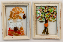 Fall themed Glass Art 9/18/26 6-8pm Workshop