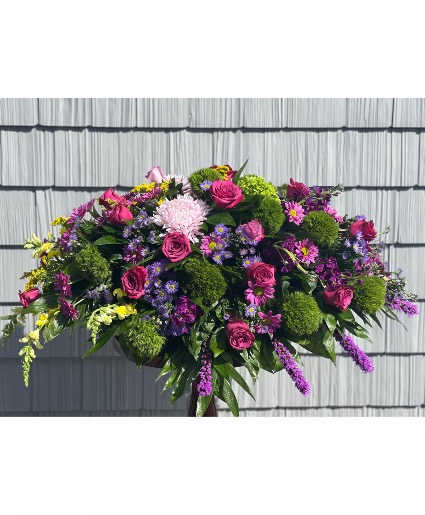 Dreams of Purple  Casket spray 