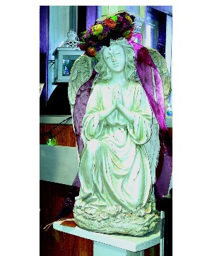 Dried Flower Halo Angel Figurine  Customized Angel Figurine