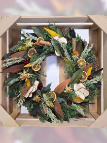 Dried Seasonal Wreath 