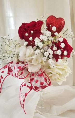 Drink in Love fresh floral arrangement