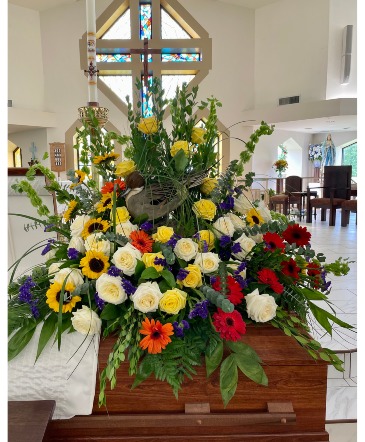 Duck Dynasty Casket Cover  in Chalmette, LA | BRITTNEY RAY'S FLORIST