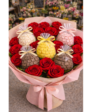 Dulce Concha Dream Bouquet Call Us for Faster Service & Daily Specials: (915) 303-8500 Text Us to Order Anytime: (915) 505-3708 Your trusted source for Flowers & Delivery in El Paso TX