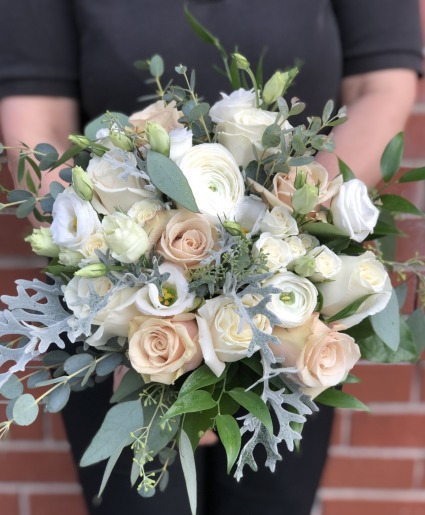 Dusty Pinks Bridal Bouquet   