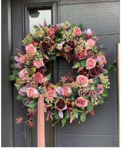 Dusty Rose  Wreath 