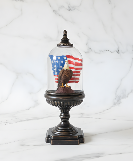 Eagle Of Freedom Snow Globe Powell Florist Gift Item