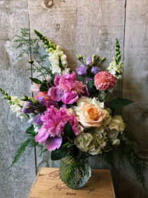 Early Summer Garden Flower Arrangement