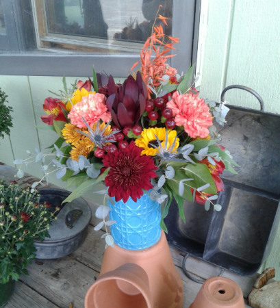 Earthy Fall Fresh Arrangement