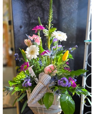 Easter Basket Surprise Fresh Flowers