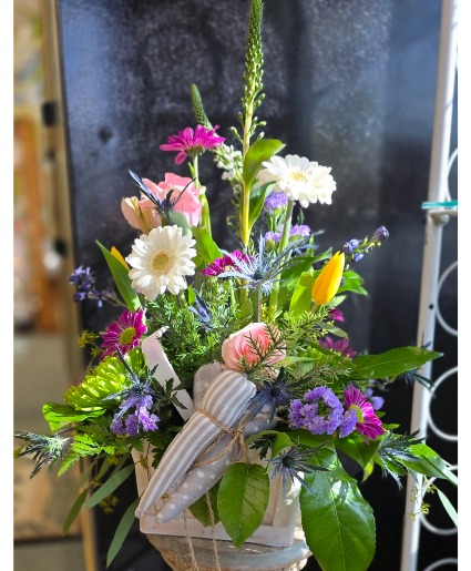 Easter Basket Surprise Fresh Flowers