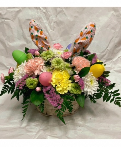 Easter Bunny Basket Centerpiece, Basket