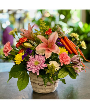 Easter Carrot Basket Powell Florist Easter Exclusive