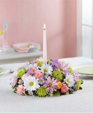 Easter centerpiece  Floral arrangement 