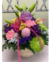 EASTER GREETINGS Basket Arrangement