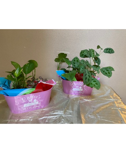 easter on its way some bunny luvs u with pefect holiday planter