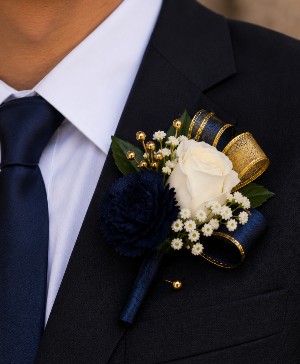 Eastwood Golden Spirit Boutonniere Call Us for Faster Service & Daily Specials: (915) 303-8500 Text Us to Order Anytime: (915) 505-3708 Your trusted source for Flowers & Delivery in El Paso TX 