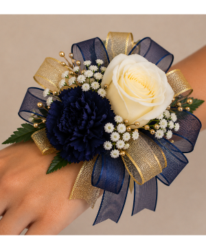 Eastwood Golden Spirit Corsage Call Us for Faster Service & Daily Specials: (915) 303-8500 Text Us to Order Anytime: (915) 505-3708 Your trusted source for Flowers & Delivery in El Paso TX 