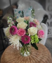 Easy Like Sunday Morning Vase Arrangement