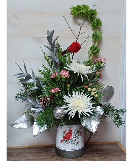 Cardinal  Jug Arrangement