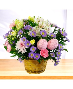 Egg Hunt Basket Arrangement
