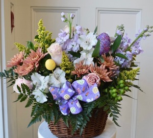 Egg Hunt Floral Basket