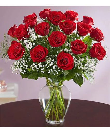 EIGHTEEN RED ROSES  