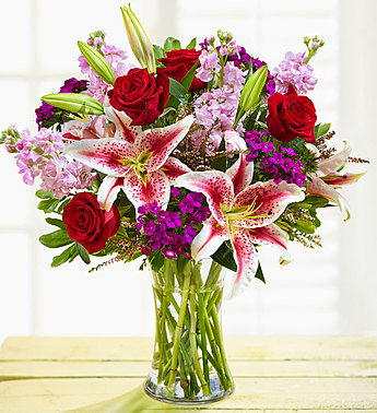 Elegance Bouquet Vase arrangent in Canon City, CO | TOUCH OF LOVE FLORIST AND WEDDINGS