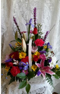 Elegance in a basket  in Jamestown, IN | Garden Gate Gift & Flower Shop