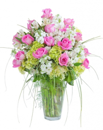 Pink & White Elegance Arrangement