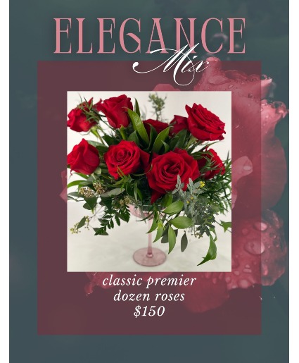 Elegance Mix  Classis Premier Dozen Roses 