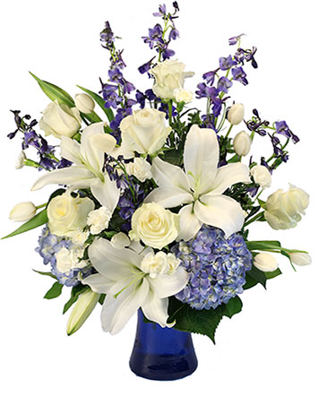 Elegance of Winter Flower Arrangement in Charlotte, NC | L & D FLOWERS OF ELEGANCE