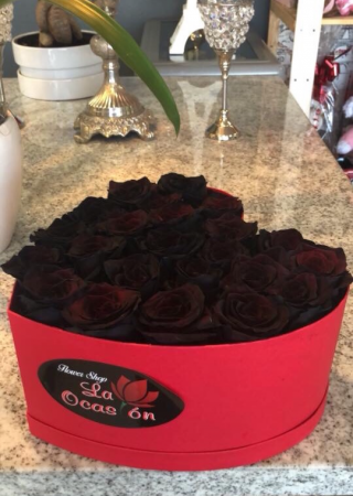 Elegance  Heart Red Box