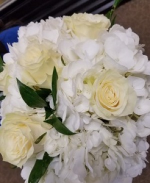 Elegant All White Handheld  