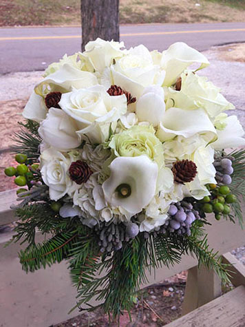 Elegant Anemonies Bouquet in Dushore, PA | Franklin's Small Town Flowers