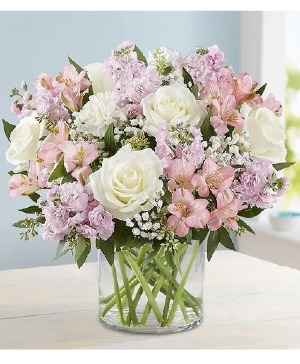 Elegant Blush Vase Arrangement 