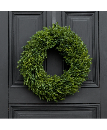 Elegant Boxwood wreath 
