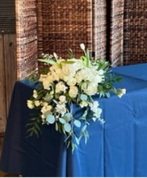 Elegant Cascade centerpiece 