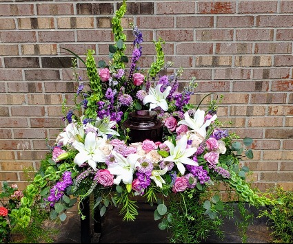 Elegant Celebration of Life Wreath Cremation Wreath 