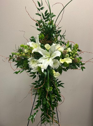 Elegant Cross Standing Sympathy