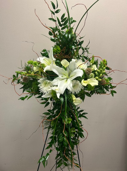 Elegant Cross Standing Sympathy