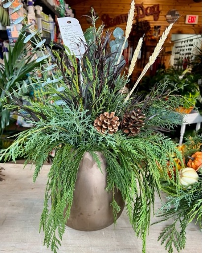Elegant Evergreens Keepsake Container
