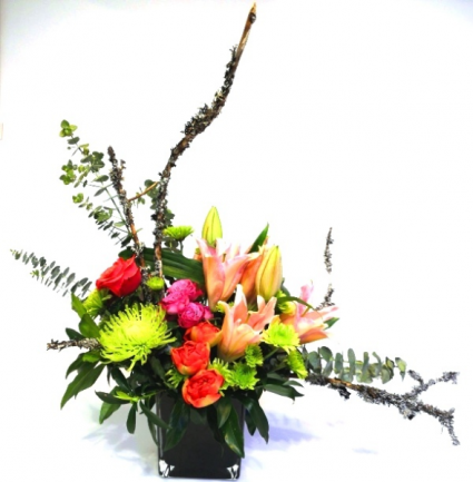 Elegant Gardens Container Arragement