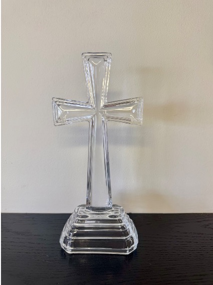 Elegant Glass Cross 11" 