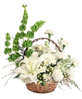 Elegant Glow Basket Arrangement