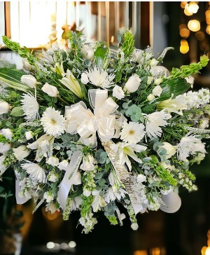 Elegant Goodbye Casket cover