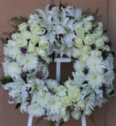 Elegant Grace Floral Wreath