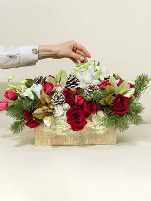 Elegant Holidays  Gold Container
