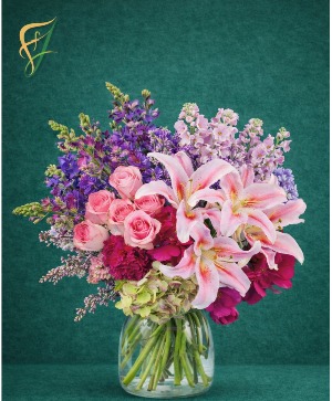 Elegant Jazz assorted flowers