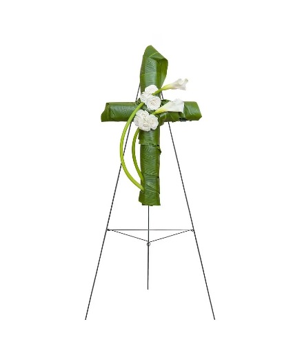 Elegant Love Graceful Cross Arrangement
