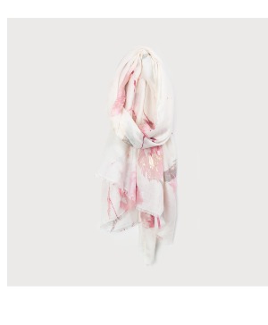 Elegant Pastel Pink Scarf 